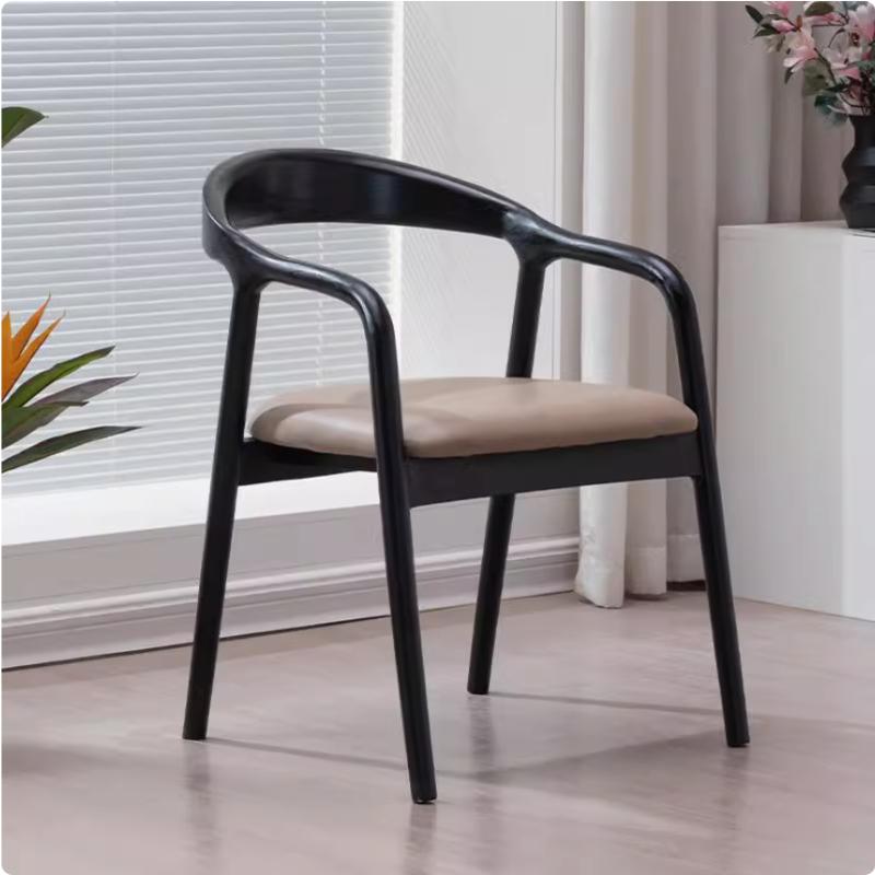 Armchairs, Desks and Chairs, Simple Wooden Leisure Chairs, Negotiation for Home Backrests, Nordic Solid Wood Dining Chairs