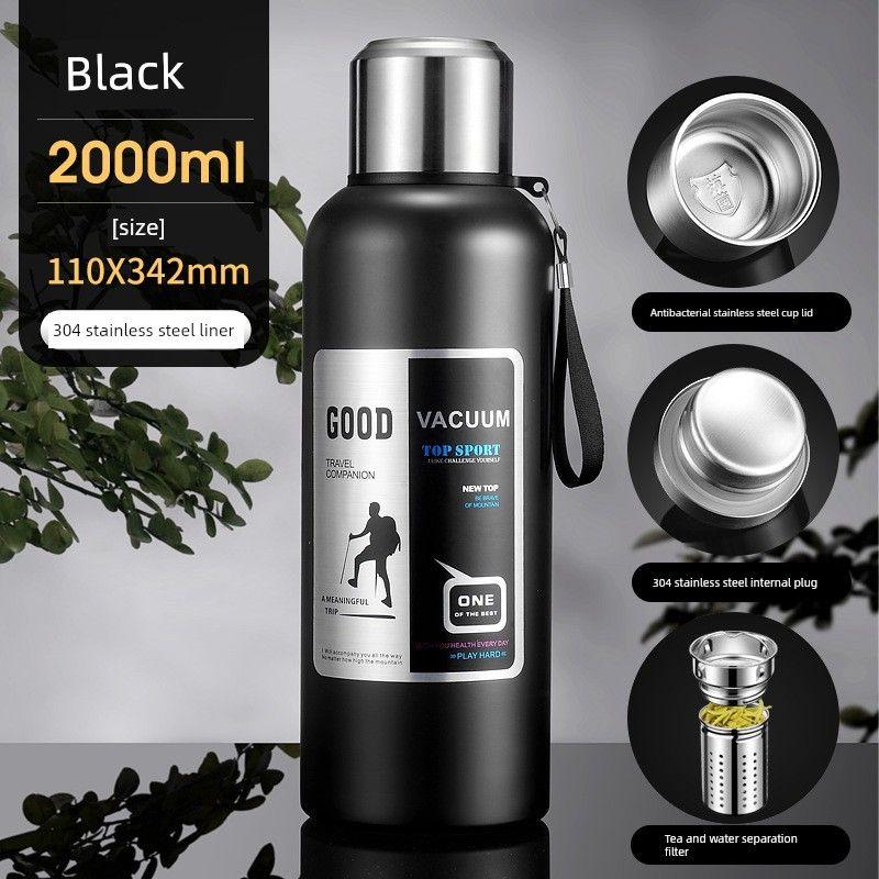 Japan Imported Mujie Large Capacity Vacuum Cup Men 316 Stainless Steel Tea Cup Kettle Car Tea Cup