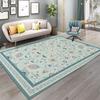 Modern Retro Floral Print Carpet for Living Room Sofa Rug Home Decor Bedroom Rug Lounge Hallway Floor Mat Doormat Washable
