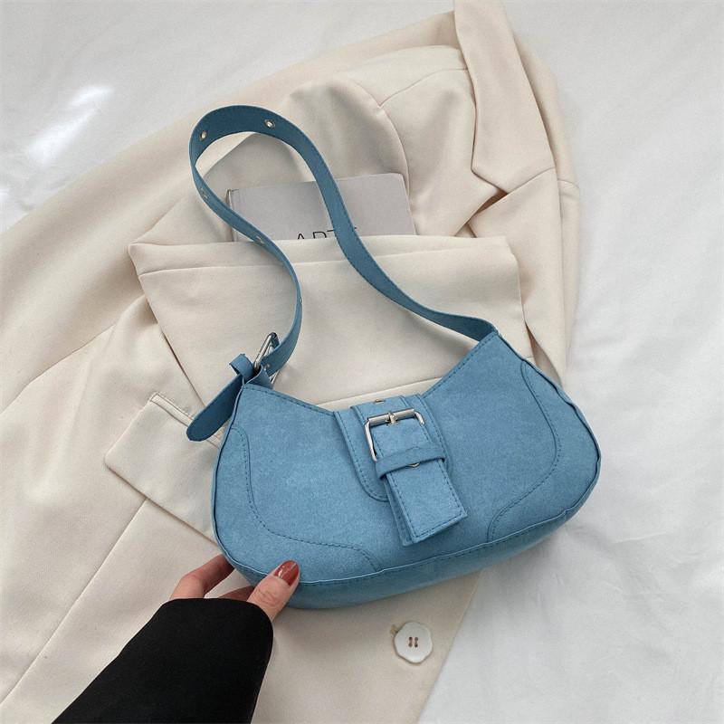 Retro Street Style Canvas Shoulder Bag Women 2023 New Trend Fashion Crossbody Bag