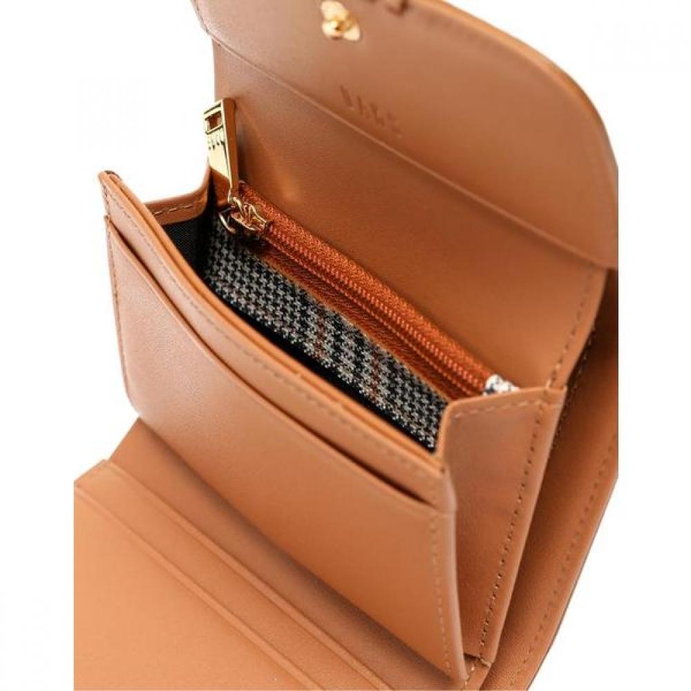 Daks Wallet Brown Check Bi Color Dcwa8f624w2