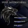 TOMALL 3D Wolf Head Metal Emblem for Motorcycles Side Fender, Rear Trunk Badge Stickers, Animal Decals - All Car Models Racing Sports Decoration