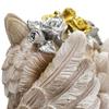 Садовая статуэтка совы из смолы, Ландшафтная, Фигурка животного, Миниатюрная скульптура 14 см для стола, патио