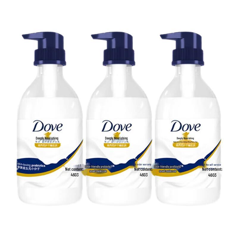 DOVE Глубоко питающий гель для душа, 3 шт.