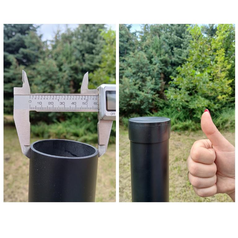 External end cap for profile, cap, roof, Fi38, 20 PCS, GREEN
