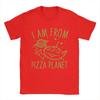 Vintage Toy Story Alien Pizza Planet T-Shirt Round Collar Cotton T Shirt Short Sleeve Tees Birthday Present Clothes Unisex