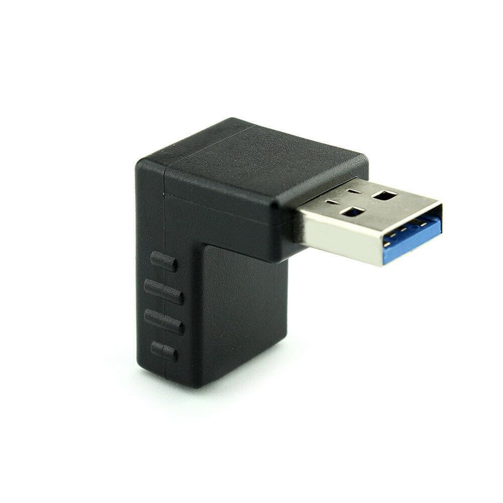 USB-адаптер с левым изгибом, штекер-гнездо 3.0, угловой, для передачи данных, 90°, гнездо-штекер, кабель A-градус к компьютеру H J5O8