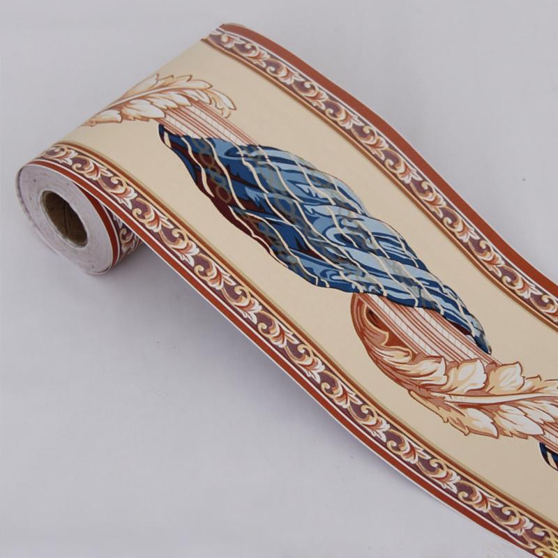 9 метров ПВХ водонепроницаемый линия талии пасторальный стиль самоклеящиеся настенные плинтусы линия обои декор гостиной бордюр настенная наклейка