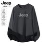 JEEP SPIRIT Men's Trendy Printed Crew Neck Long Sleeve Sweatshirt