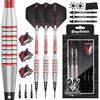 MageRabbit Soft Tip Darts Set Plastic Tip Electronic Darts 6 Dart Shafts 6 Dart Flights (3-piece Set) Darts, Dartboard, Accessories, + (Red)