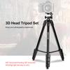 KINGJOY VT 688 675 Inch Tripod Stand Desktop Tripod Stand 2kg 4.4lbs Load Capacity 5 Levels Height Adjustable with 1