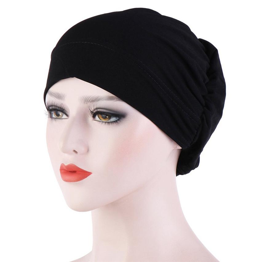 Cancer Chemo Cap Hijab Turban Hat Headwear Hijab Wrap Muslim Hair Loss