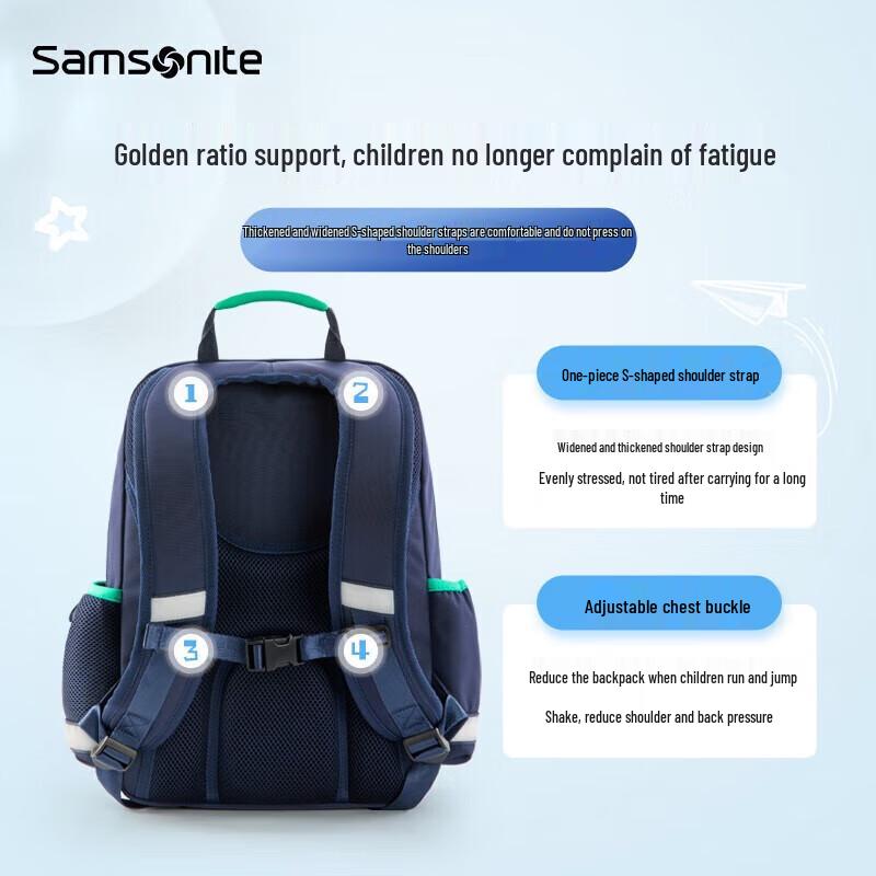 Детский эргономичный школьный рюкзак Samsonite