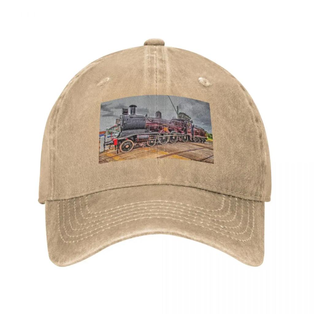 Steam locomotive Baseball Cap fashionable Anime Rugby Streetwear Unisexs Baseball Womens