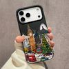 Ins Мультяшный Рождественский Стиль Чехол Для Телефона Для iPhone 17 16 Pro Max 15 14 13 12 11 Pro Max 16 Plus Уличный Пейзаж Чехлы Для Телефона