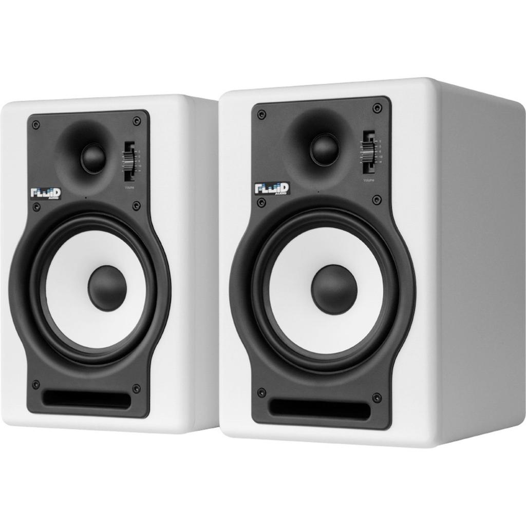 Fluid Audio F5W мониторный динамик белого цвета с двухполосным усилением (40Вт+30Вт)