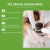 Dog Teeth Cleaning Wet Wipes  , Fresh Breath For Dogs And Cats  , Pet Teeth And Finger Wet Wipes  , Descaling Finger Cots  ,5ml  ,50pcs  ,