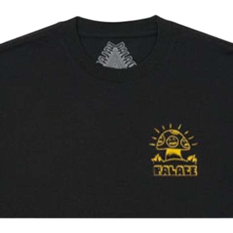 Palace Футболка унисекс с короткими рукавами и принтом дракона X Lotties, черная P20TS059