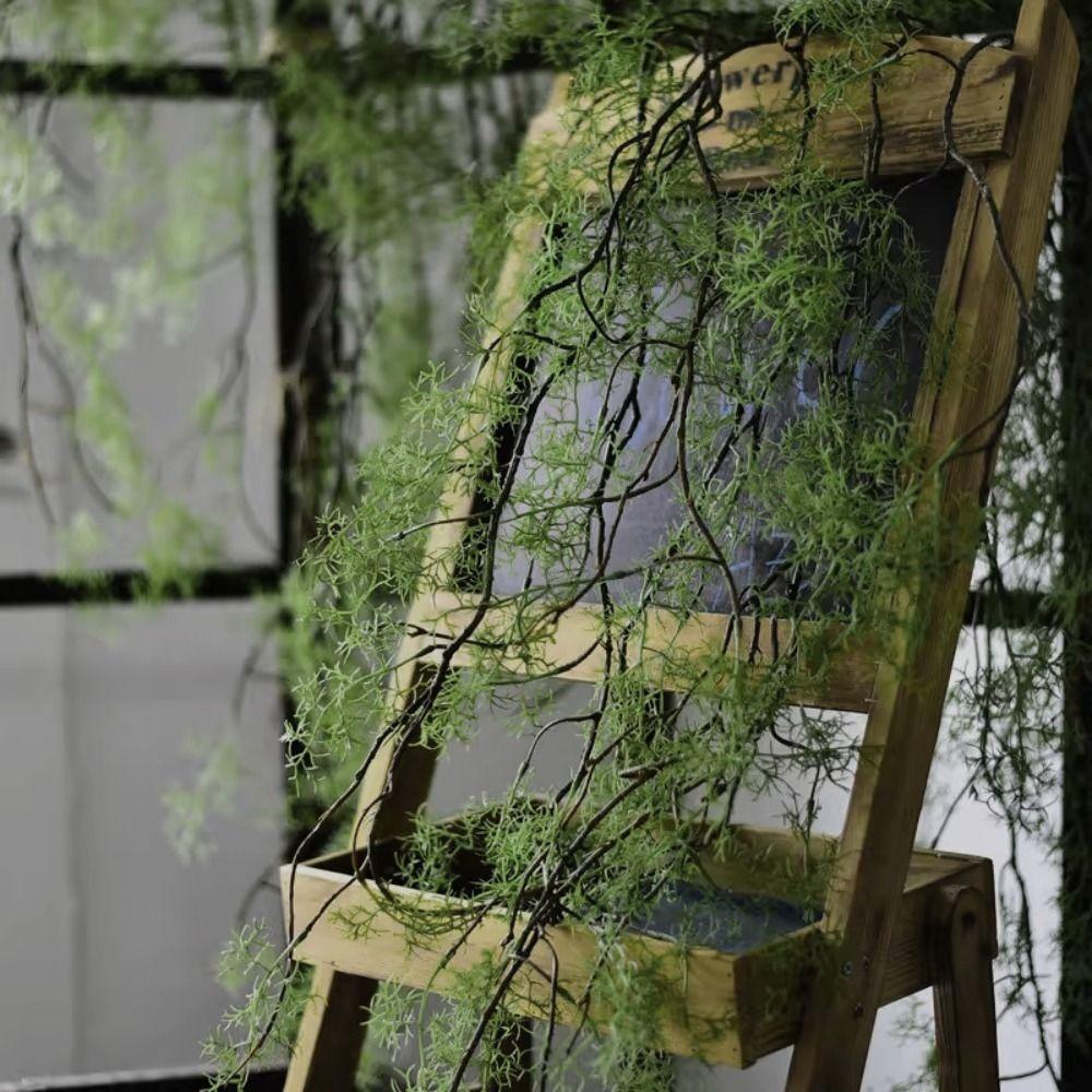 Flexible Fake Hanging Ivy Plants Evergreen Climbing Rattan Branches Ornamental Vines  Landscaping