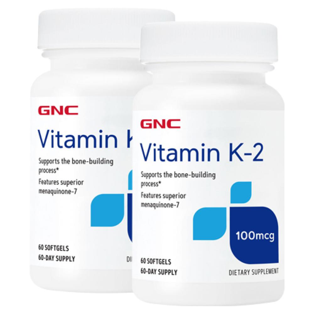 G&C Vitamin K2 100mcg 60 tablets x 2 (2 pcs, 60 tablets)