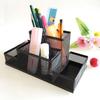 Mesh Design Pencil Storage Box 3/4 Grid Desk Stationery Organizer Pen Holder  Education