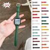 Тонкий кожаный ремешок для Apple Watch Band 44 мм 40 мм 41 мм 45 мм 44 мм Браслет для iwatch Серии 10-11 46 мм 42 мм ремешок Ultra 2-3 49 мм