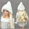 Doll Accessories Warm Winter Hats for Barbie Doll House Headwear Hairwear Woven Knitting Hat For 1/6 BJD Doll Kids Gift