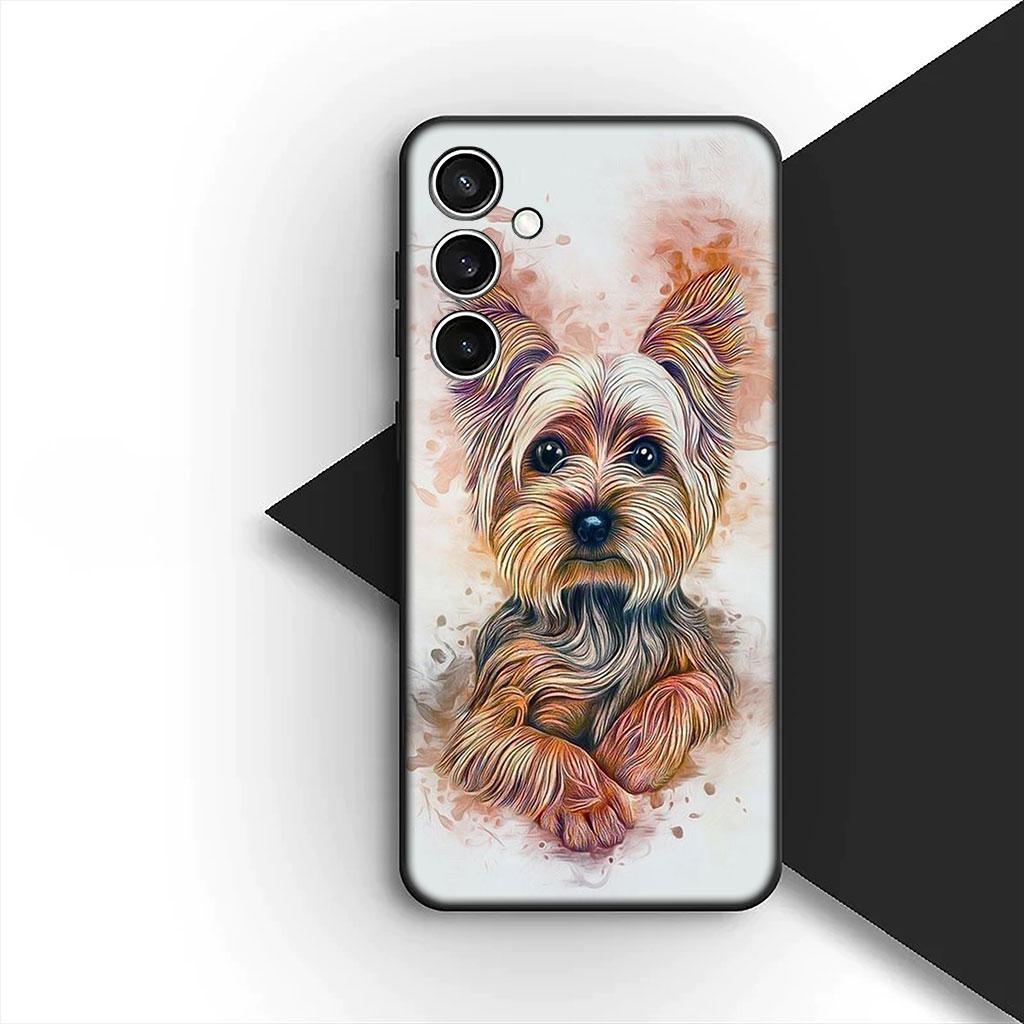 Yorkshire Terrier Yorkie Dachshund Dog Phone Cover Case for OPPO A18 A16 A80 A40 A17 A15 A38 A78 A79 A54 A57 A58 A60 4G 5G