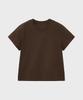 NOIRER ДЛЯ ЖЕНЩИН Crop-футболка Luxe из хлопка Supima (коричневый)