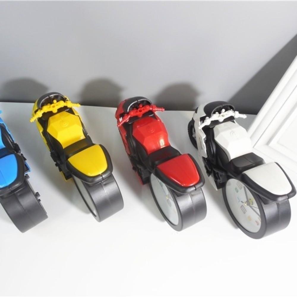 Retro Desktop Alarm Clock Motorcycle-themed Bedhead Alarm Clock Creative Desktop Clock  Birthday
