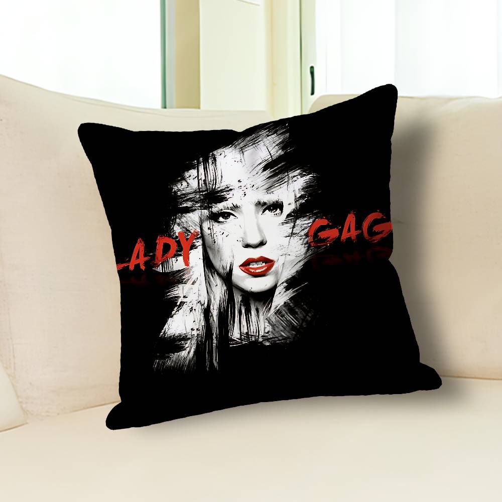 Певец Л-Леди Гага Мэйхем Аниме Знаменитость Товар Универсальная Наволочка с Принтом Декор для Дивана Автомобиля Офиса Защитник