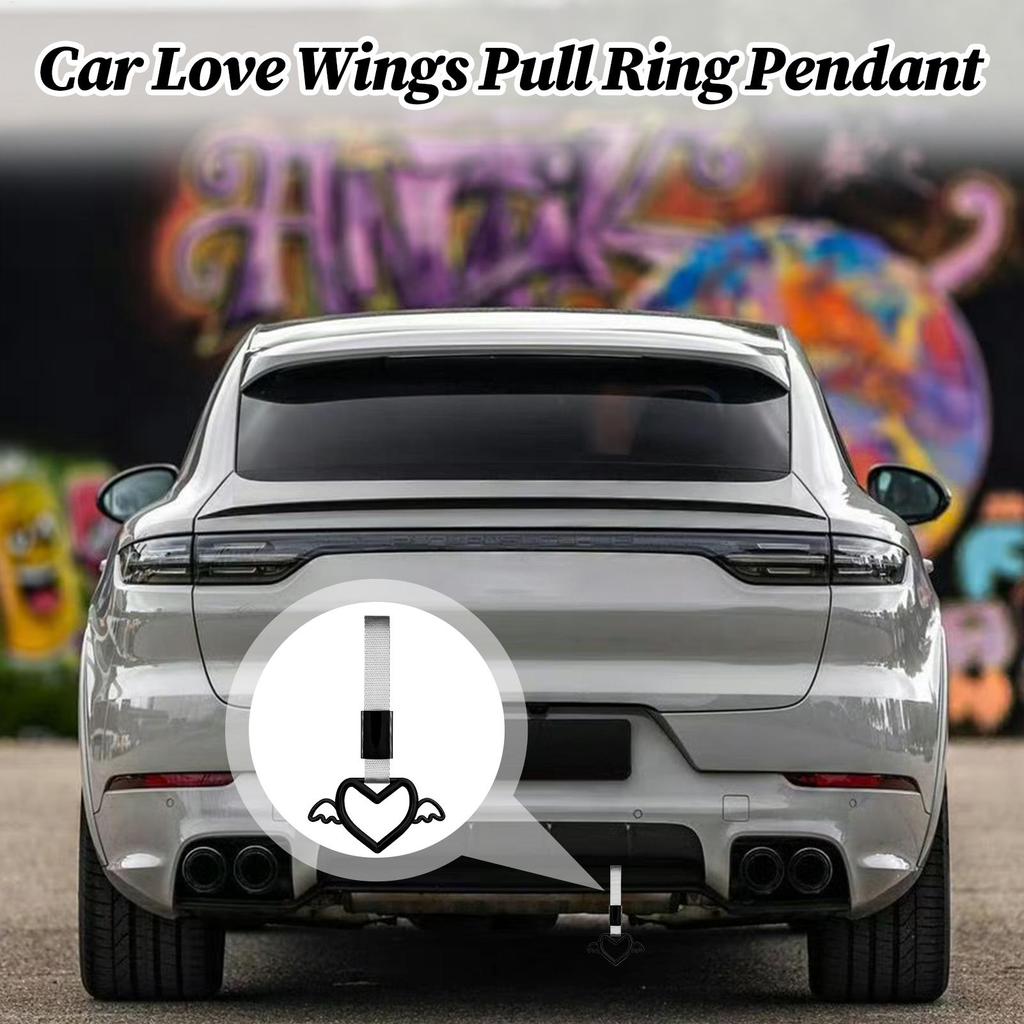Ремешок-ручка для автомобиля Брелок-подвеска для дрифта Кольца Форма сердца Ремешки-ручки для автомобиля Брелок-подвеска для дрифта Декорация интерьера и экстерьера Автомобильный аксессуар