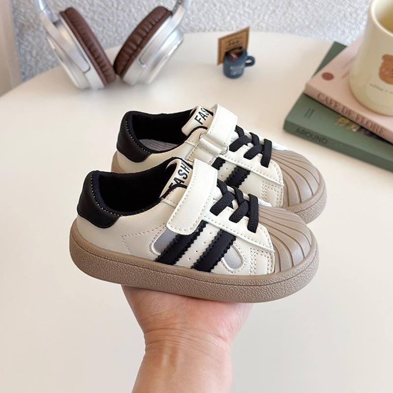 Children's Shell Head Board Shoes Non-slip Baby Shoes Boys Fashion Versatile Casual Shoes Girls Shoes