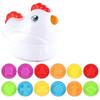 12 Matching Eggs Сенсорные Игрушки для Малышей Пасхальные Яйца Цвета Цыплят Формы Сортер Обучающая Развивающая Игрушка для Детей Подарки