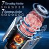 2025 Новый ЖК-дисплей 3 в 1 Автоматический мужской мастурбатор для минета, мастурбационная чашка с 7 режимами сосания, толчков и вращения, карманные секс-игрушки для мужчин