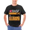 Футболка BASF Кассеты Ретро Винтаж Аудиофилы Унисекс Плотный Хлопок