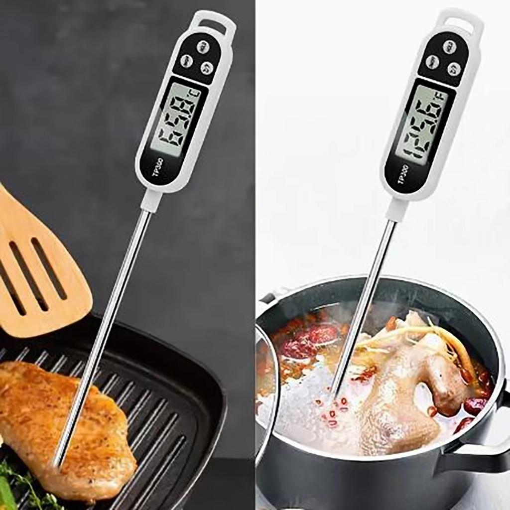 1pc Digital Food Thermometer - Kitchen Instant Read Pen Probe for Baking, Grilling, Meat, and Baby Milk Temperature Measurement