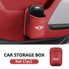 Car Interior Door Wall Mounted Storage PU Storage Hang Pocket For BMW Mini Cooper R50 R53 R55 R56 R60 R61 F54 F55 F56 F60Clubman djpxh44