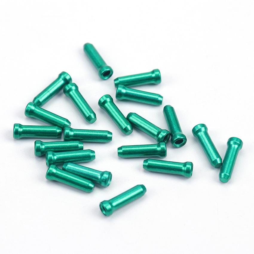 100PCS Bicycle Cable End Caps Bike Wire End Caps Brake Derailleur Shifter Cable Tips Crimps Tail Cap Bike Accessories