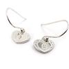 [K1426] - Silver 'Love' Silver Earrings