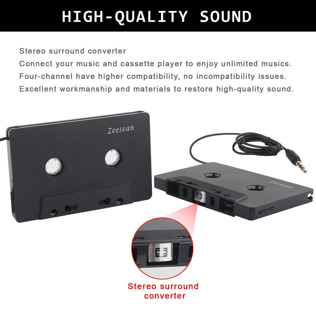 Bluetooth Two-Channel Cassette To MP3 Converter