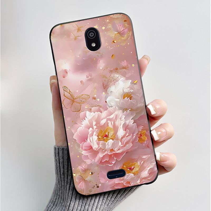 For Nokia C100 TA-1484 Case Luxury Fashion Butterfly Flowers Black Soft Silicone Cover For Nokia C100 C 100 NokiaC100 Phone Case