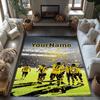 Borussia Dortmund Customizable Name Carpet Perfect for Dining Room Outdoor Study room Kitchen Antislip Carpet Anime Office Decor