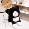 Stuffed Animal Simulated Cat Doll Soft Furry Stuffed Cat Keychain Kitten Plush Toy  Girls Gift