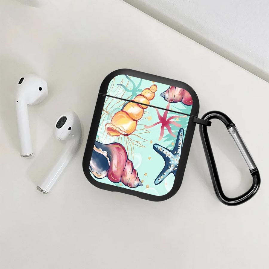Чехол для Airpods 1 Pro Pro3 4 Pro2 3 2 Чехлы для наушников Обложка Цветные Морские Организмы