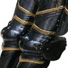 Dark Gothic Medieval Knight Pair of Legs Fully Wearable Armor Set Greaves