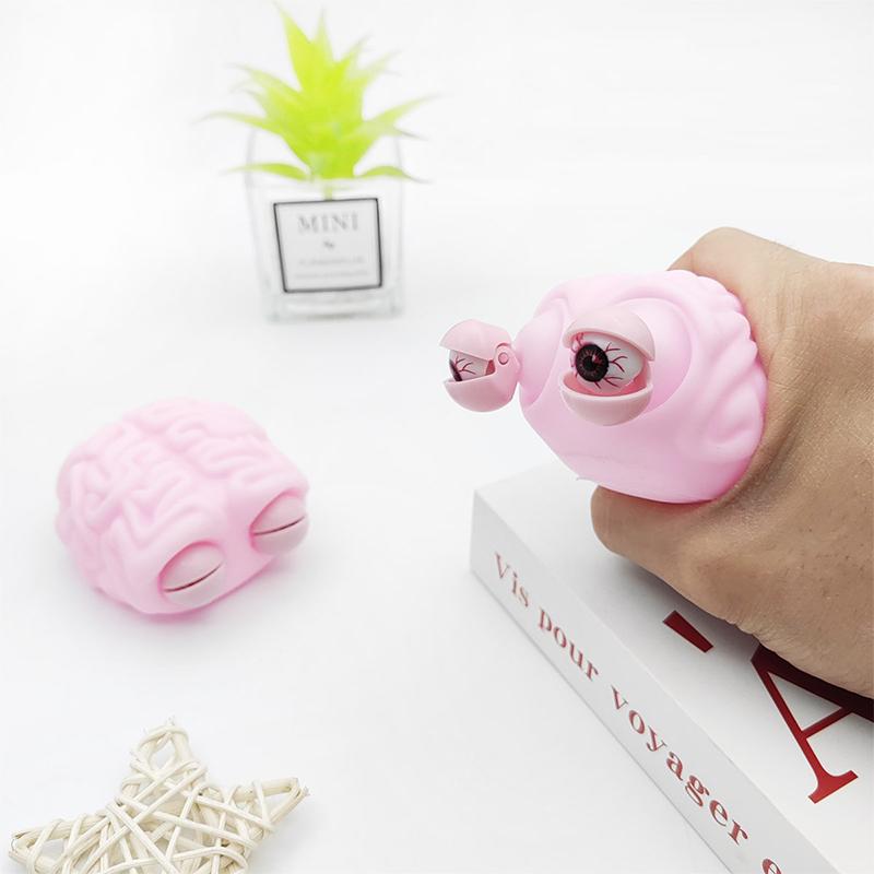 Игрушка-антистресс Flippy Brain Squishy Eye Ping Squeeze Toy Игрушка для снятия тревожности