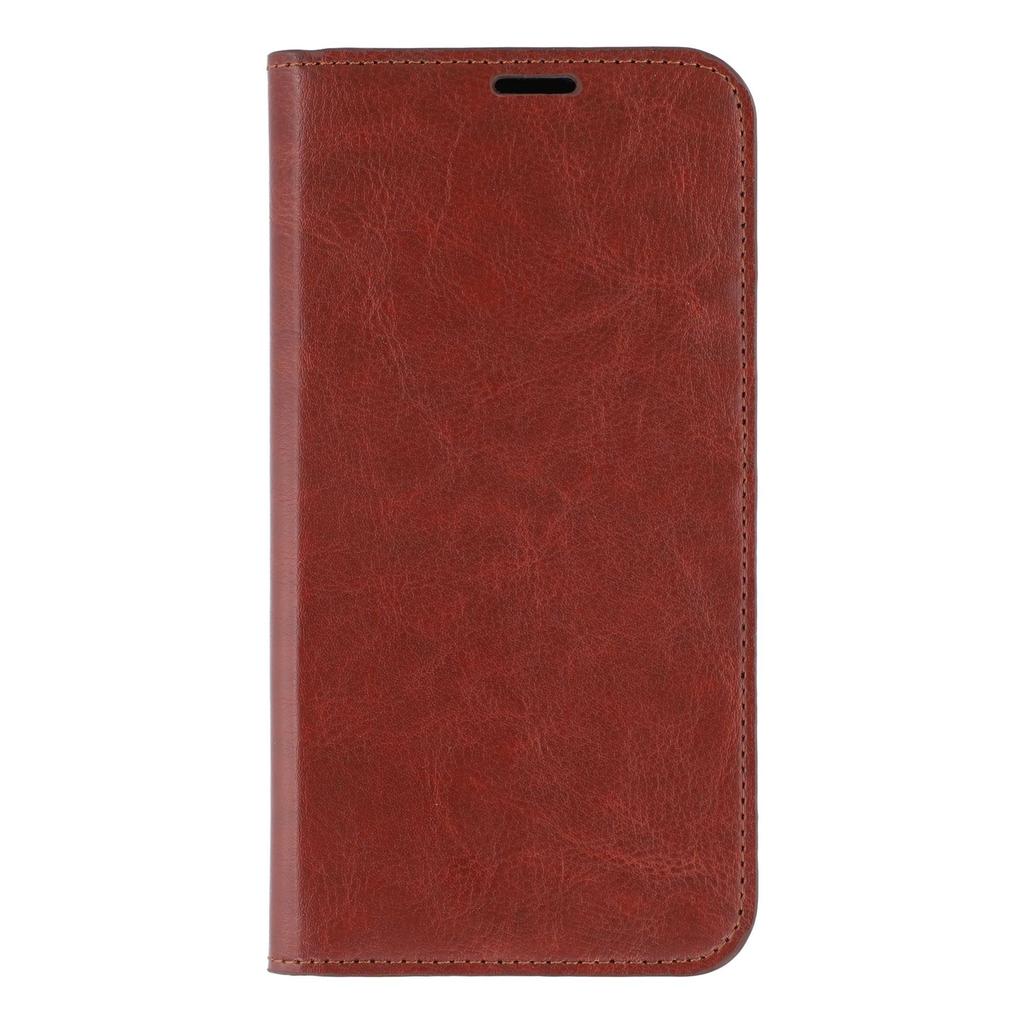 For iPhone 16 Pro Max Stand Cases Genuine Split Leather Wallet Phone Cover Magnetic Closure