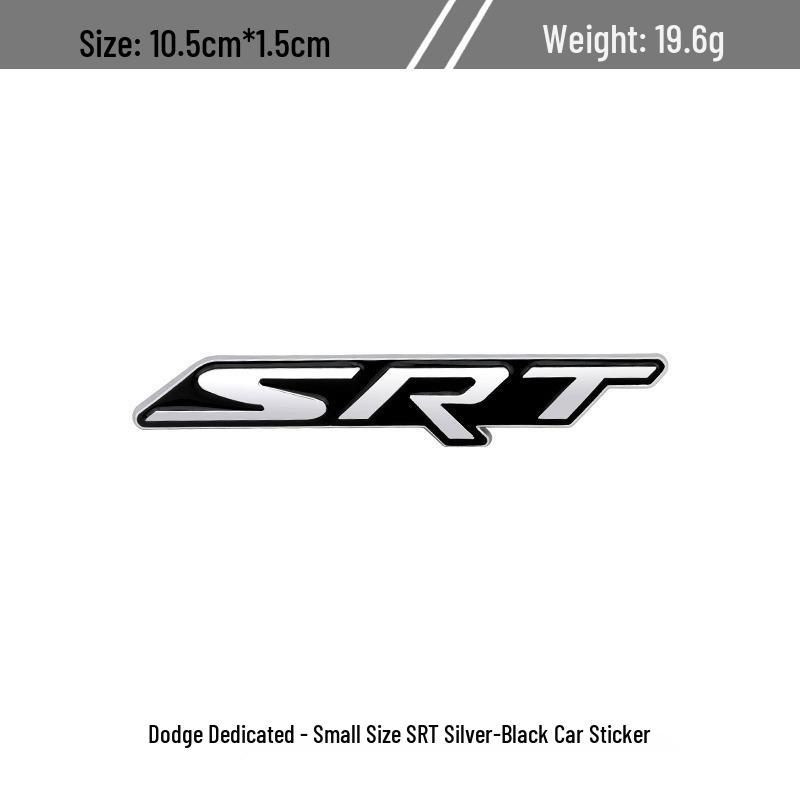 Dodge CHALLENGER Journey SRT Металлическая декоративная наклейка на решетку радиатора и задний значок
