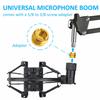 SUNMON SM58 Microphone Shock Mount Holder with Foam Windscreen, Vibration and Noise Absorbing, Pop Filter, Ideal for SM58-LC and SM58-CN Dynamic Micro